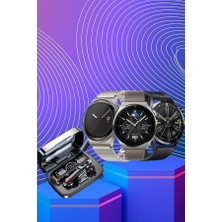 SARVONA Kulak Içi Kablosuz Bluetooth Kulaklık ve Nfc ve Gps Özellikli Akıllı Saat Alarm ve Titreşim