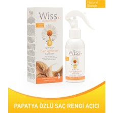 PlusWiss+ Papatya Özlü Saç Rengi Açıcı Sprey 150ml - Doğal Sarışınlık Ve Kolay Tarama Formülü