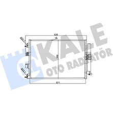Kale 357380 - Klıma Radyatoru Kondanser Focus Iıı 14 C Max 15 Connect 13 Kuga Iı 14 17 1.0 Ecoboost 1.5tdcı 1.6tdcı E5