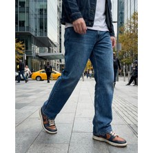Rafaelli Gentleman Erkek Baggy Fit Geniş Paça Denim Kot Pantolon