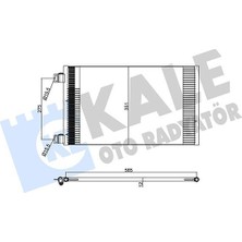 Kale 358220 - Klıma Radyatoru Mercedes Cıtan W415 12 . Renault Kangoo Iıı 08