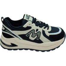 Hugo Viana BDLZ2002 Kadın Siyah-Bej (36-40) Günlük Spor Ayakkabı