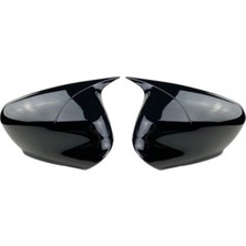 Monlion Peugeot 301 Batman Yarasa Ayna Kapağı Pıano Black
