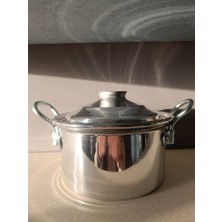 Çapar Group Alüminyum Kuşkane Dik düz  Tencere ağız çap 24 cm kulplu