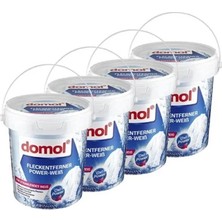Domol Mucizevi Oxi Güç Beyazlara Özel Leke Çıkarıcı Toz 750 gr (4 Adet)