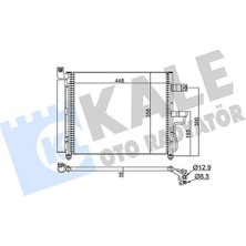 Kale 379100 - Klima Kondenseri Accent-Accent Iı Al/al 448×370X16