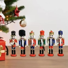 Yg Kurşun Asker Ahşap Dekoratif Set 6'lı, 13 cm