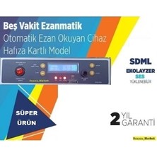 Ezanmatik (5 Vakit Otomatik Ezan Okuyan Cihaz - Hafıza Kartlı )