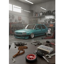 Ümraniye 3D Tofaş logolu Lastik jant Detaylı Araba Anahtarlığı