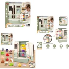 Store Oyuncak Buzdolabı Buharlı Sesli ve Işıklı Gerçekçi 28 Parça