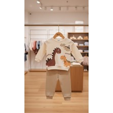 Kidzes %100 Pamuk Figürlü Erkek Bebek 2'li Takım