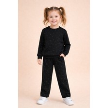 Kız Çocuk Taş Detaylı Ikili Takım