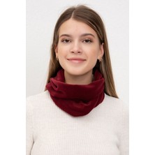 Eleven Markets Kadın Polar Boyunluk Bere Bordo Polar Bere