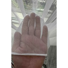 Ta-Ha Perde ve Halı 1-3 Sık Pileli Ince Keten Dokulu Tül Perde, Kırışmayan Etekleri Kurşunlu Tül Perde