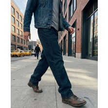 Rafaelli Gentleman Erkek Oversize Baggy Jean Kot Pantolon