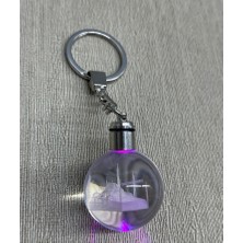 Kut Fly Ledli Sultanahmet Tasarımı Kristal Anahtarlık
