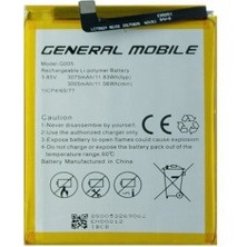 Genos General Mobile Discovery GM8D  A Kalite Batarya  G005 - 3075 Mah  GNS2686439