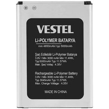 Genos Vestel Venüs V4 Batarya Pil A+ Kalitede