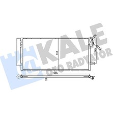 Kale 378300 - Klima Kondenseri Combo 12 Doblo 10 1.3 Dmtj-1.6 Dmtj-2.0 Dmtj 669×293X16