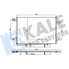 Kale 382515 - Klıma Radyatoru Mercedes W169 W245