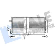 Kale 378700 - Klıma Radyatoru Mondeo Iıı 1.8 2.0 16V 2.0tdcı 00 07 Manuel Klımalı
