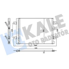 Kale 389300 - Klima Kondenseri Duster 10 Sandero 08 Logan 10 1.2 16V-1.4-1.6-1.5DCI 513×396X12