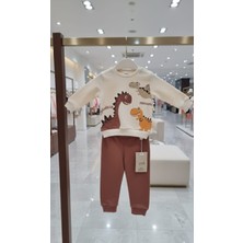 Kidzes %100 Pamuk Figürlü Erkek Bebek 2'li Takım