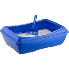 Mikopet Küçük Kedi Tuvaleti Mavi SARVONA-T678U54