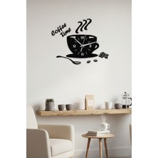 Grandmix Kahve Köşesi ve Mutfak Dekoratif Metal Duvar Saati 60X48 cm