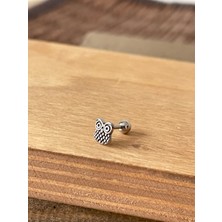 Aida Jewelss 316 L Cerrahi Çelik Yavru Baykuş Çelik Kıkırdak Piercing
