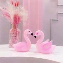 Yg LED Işıklı Flamingo Masa Lambası
