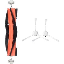 robotyedek Dreame L10 Pro (RLS5L-BL0) Beyaz Uyumlu Yedek Ana Fırça Ve Yan Fırça-3 Parça