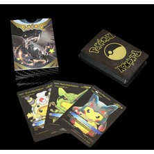 Pokemon Oyun Kartı Metalik Siyah Deste SARVONA-T678U54