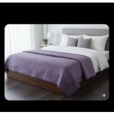 2ADET FERMUARLI YASTIK ALEZ YEDİYELİ Yatak Örtüsü/pike Çok Amaçlı Kullanım Tek ve Battal Ebatlar 160 x 220 cm ve 230X 250CM  Tek Parça