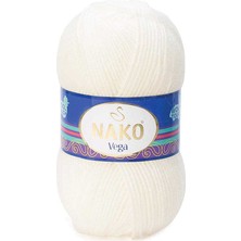 Nakovega (5 Adet) 3042 Inci Beyazı El Örgü Ipliği