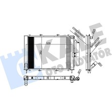 Kale 382400 - Radyatör Kondenser Kng 1.9 Dci 03 Mek Ac Al/al 595×377X40