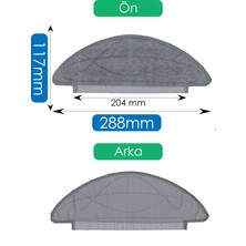 Servisevinde Viomi Alpha 2 Pro ile Uyumlu Robot Süpürge Mop Pedi / Bezi