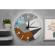 M&H Quality Modern Desenli Duvar Saati – Sessiz Akar Mekanizma, Şık Dekoratif Tasarım