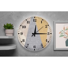 M&H Quality Modern Desenli Duvar Saati – Sessiz Akar Mekanizma, Şık Dekoratif Tasarım