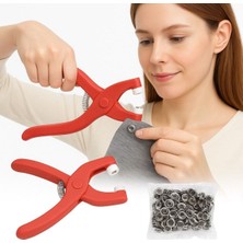 Pazarcan Buffer® Plastik Çıt Çıt Pensi–kıyafet, Bebek Önlüğü, Gömlek ve Tekstil Ürünleri Için Çıtçıt Takma A