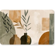 M&H Quality Dijital Baskılı Desenli Dekoratif Dış Kapı Önü ve Iç Mekan Paspası Yıkanabilir Kaymaz Taban