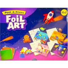 Başel Foil Art Peel Press Metalize Çıkartma Sanatı 4in1 3+