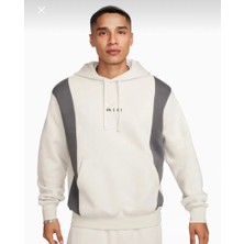 Nike Sportswear Swoosh Air Graphic Fleece Pullover Hoodie Krem Erkek Sweatshirt FV0167-104