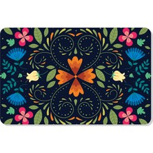 M&H Quality Dijital Baskılı Hoş Geldiniz Yazılır Desenli Dekoratif Dış Kapı Önü ve Iç Mekan Paspası Yıkanabilir