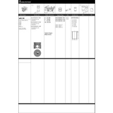 Kıngpıston 18-2550220 - Piston Segman Kiti 1 82.5 Std Ford Focus I 98 04 1.8 Tddi Connect 02 09 75PS 1.8 Tcdi C9DA-C9DB-C9DC