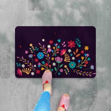 M&H Quality Dijital Baskılı Hoş Geldiniz Yazılır Desenli Dekoratif Dış Kapı Önü ve Iç Mekan Paspası Yıkanabilir