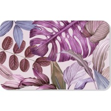 M&H Quality Dijital Baskılı Desenli Dekoratif Dış Kapı Önü ve Iç Mekan Paspası Yıkanabilir Kaymaz Taban