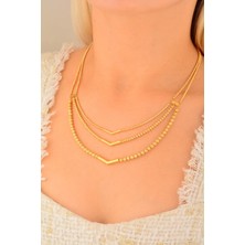 Cebeci 22 Ayar Dorikalı Altın Kolye