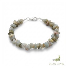 Rutil Kuvars Doğal Taş Bileklik – Enerji Temizleyici ve Odak Artırıcı Şifa Taşı, El Yapımı Unisex Takı