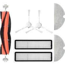 robotyedek Dreame L10 Pro Beyaz Uyumlu Yedek Fırça Hepa Filtre Mop Seti-7 Parça